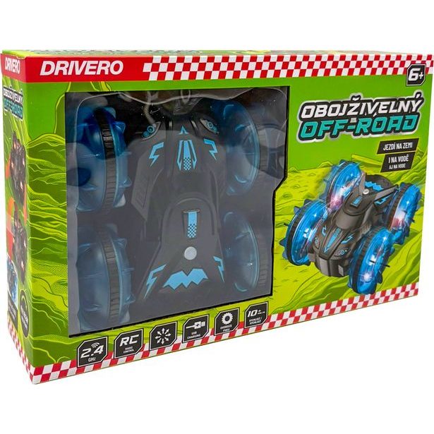 DRIVERO RC Obojživelný offroad, modrý