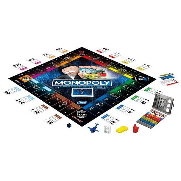 Hasbro gaming MONOPOLY Super Elektronické bankovnictví SK verze