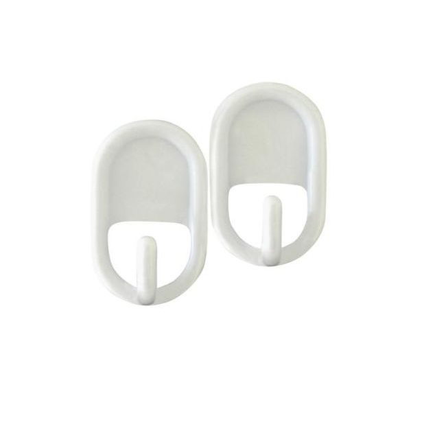 TORO Háčky samolepící 2 ks, 6, 6 x 4 x 2, 2 cm_hamashop