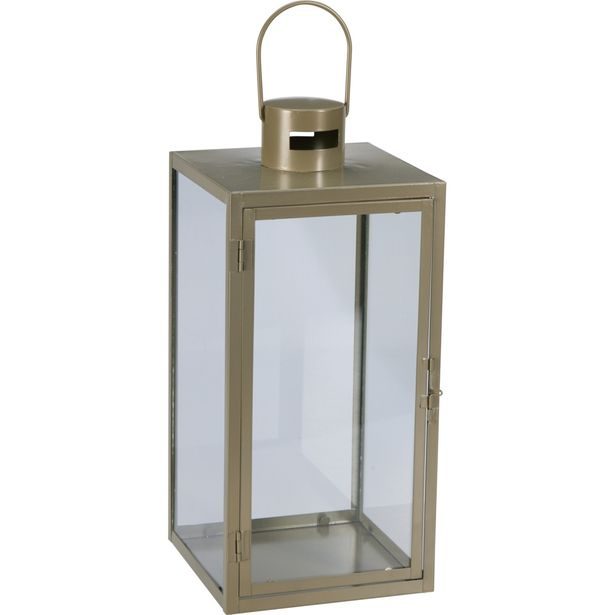 PROGARDEN Lucerna kovová sada 2 ks 18 / 14 cm zelená KO-NB1251580