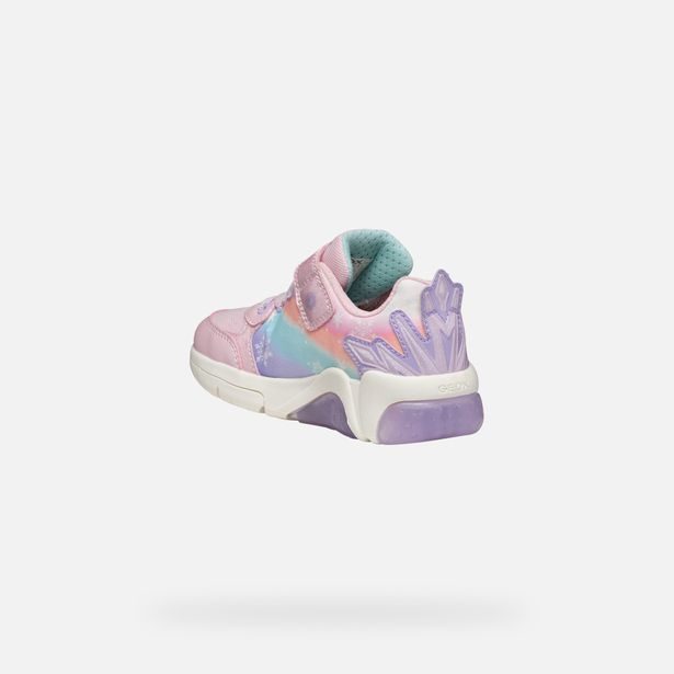 Růžové dívčí tenisky Geox Fadinlight