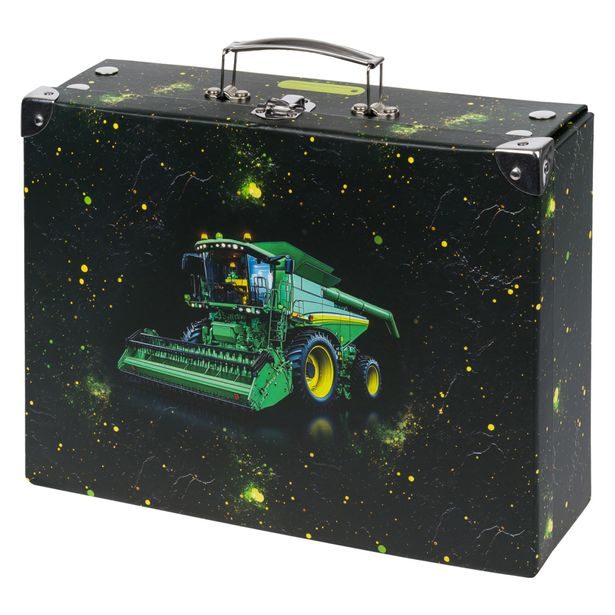BAAGL Skládací školní kufřík Traktor s kováním