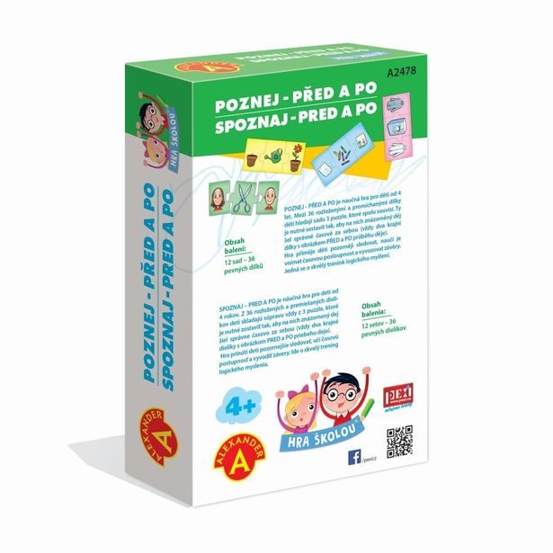 PEXI Hra školou® - POZNEJ - PŘED A PO