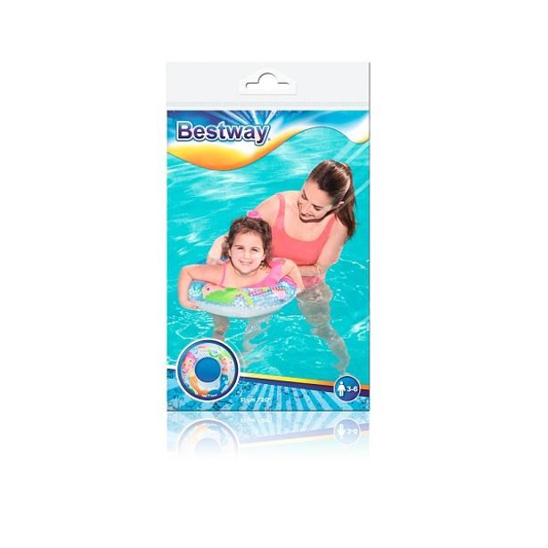Bestway Nafukovací kruh - tučňáci, delfíni, mořské panny, průměr 51cm