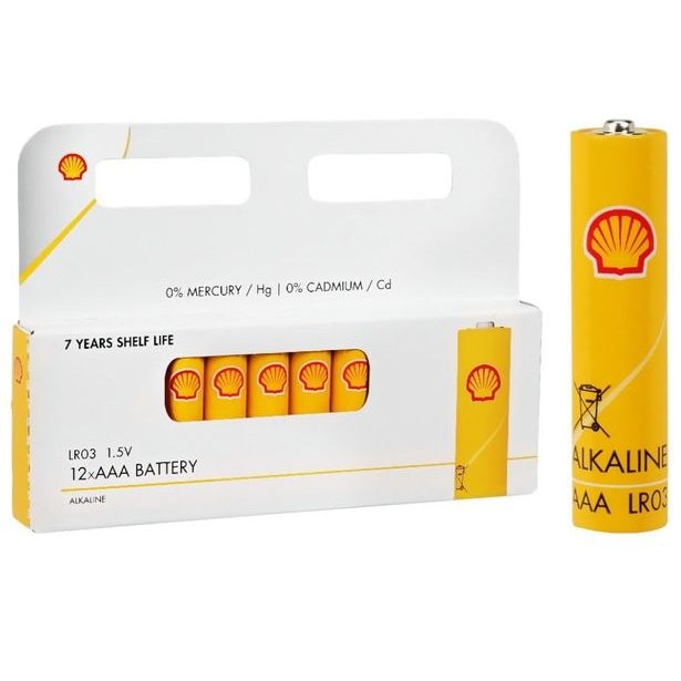 SHELL Baterie AAA SHELL sada 12 ks KO-C31300310
