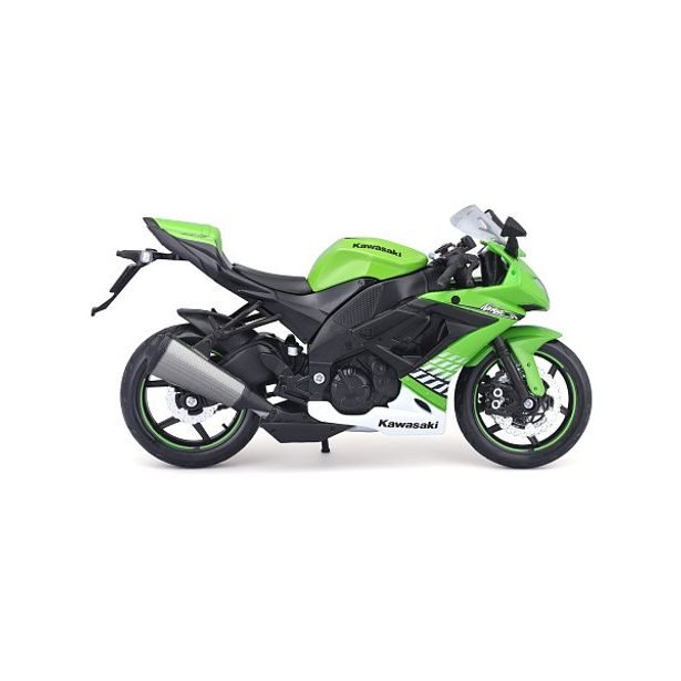 Maisto Maisto - Motocykl se stojánkem, Kawasaki Ninja ZX-10R, 1:12
