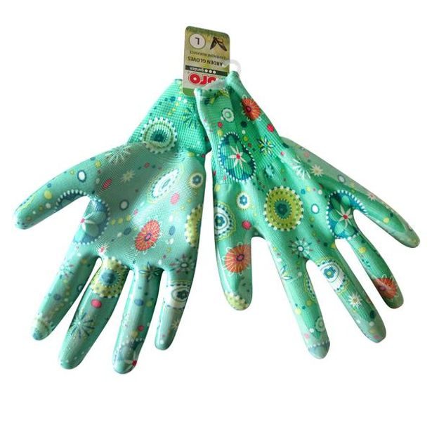 TORO RUKAVICE PRACOVNÍ "L" POTAŽENÉ PRŮHLEDNÝM NITRILEM_hamashop