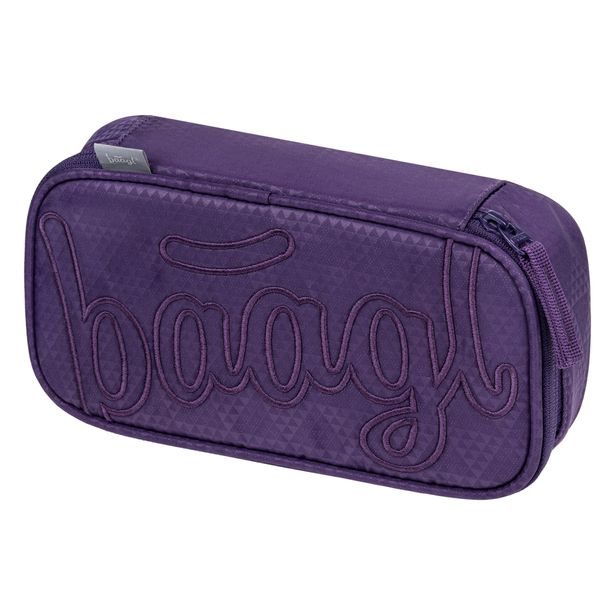 BAAGL SET 3 Coolmate Plum: batoh, penál, sáček