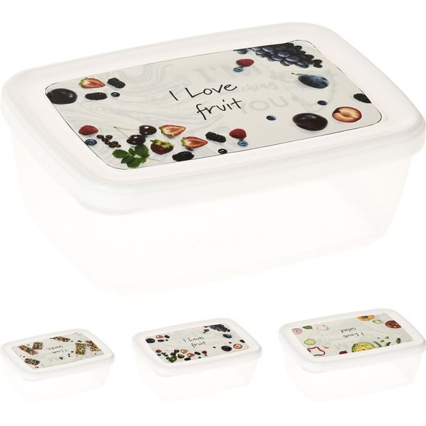 box-sada 3ks (0,4l+0,55l+0,85l), Ilove fruit, obdélník