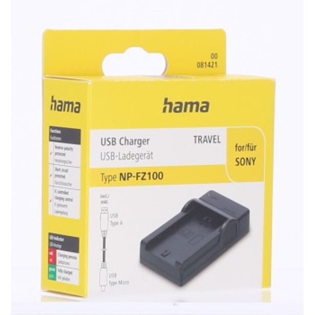 Hama USB foto nabíječka pro Sony NP-FZ100