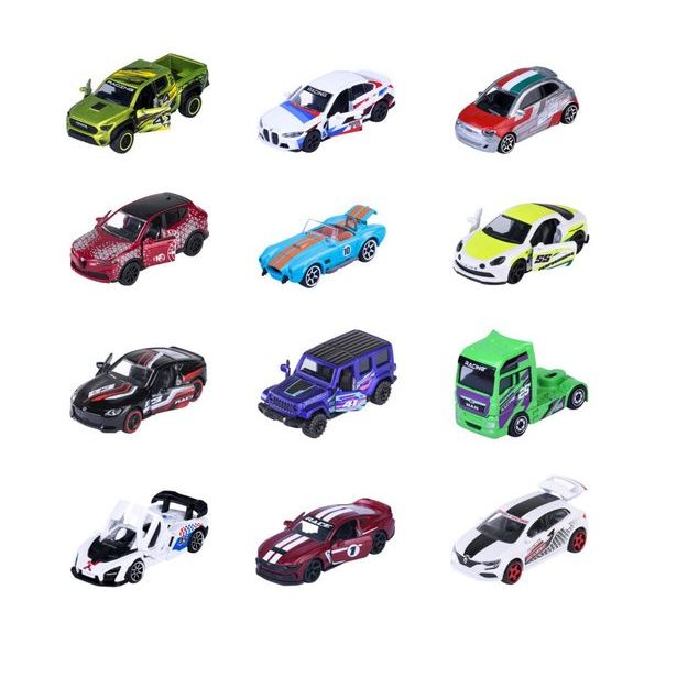 Autíčko kovové Racing, 12 druhů