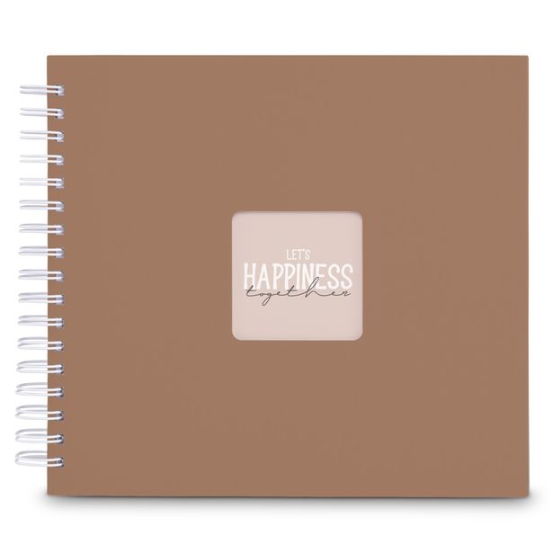 Hama album klasické spirálové FINE ART 28x24 cm, 50 stran, mousse, bílé listy