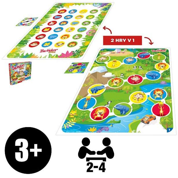 Hasbro gaming TWISTER Junior společenská hra CZ/SK verze