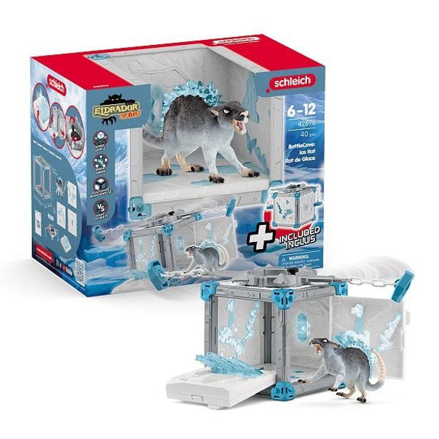 SCHLEICH Aréna BattleCave ledové krysy