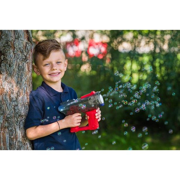 Plastica Bublifuky - Světelkující blaster – světelné efekty a proud bublinek, assort