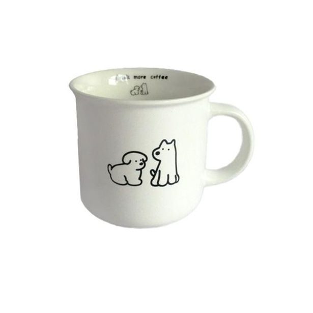 TORO HRNEK PEJSEK, KERAMIKA 380 ML BÍLÁ_hamashop