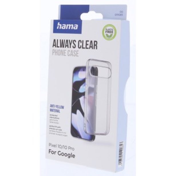 Hama Always Clear, kryt pro Google Pixel 10/10 Pro, vždy průhledný, nežloutne
