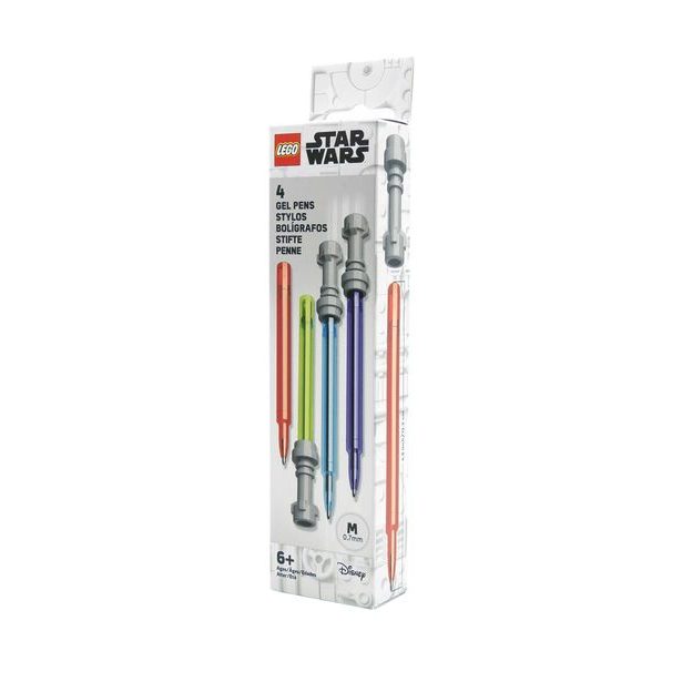 LEGO Star Wars Set Gelových per, světelný meč - 4 ks (box)