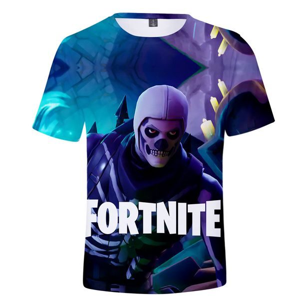 Triko FORTNITE 3D Skull trooper