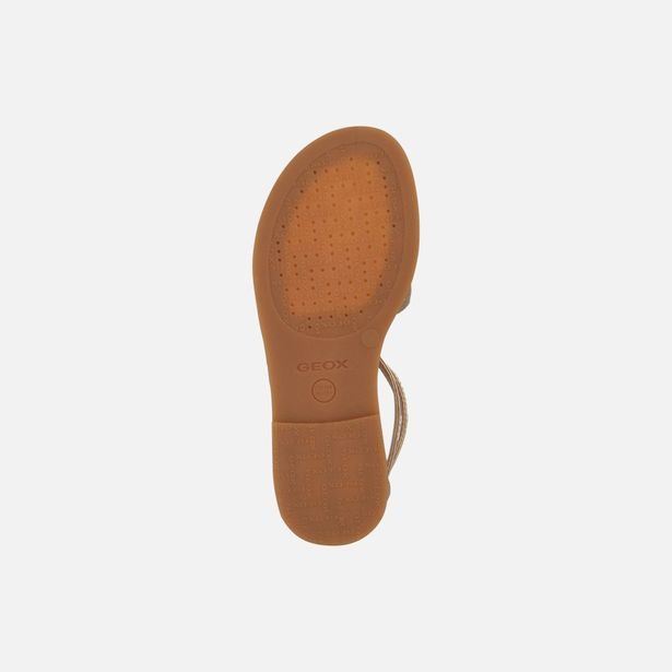 Stříbrné dívčí sandály Geox Sandal Karly Girl