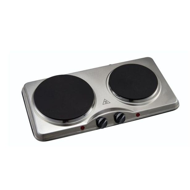 vařič 2plotýnkový BRAVO B-4990 NR, d18,5cm-1500W, 15cm-1000W