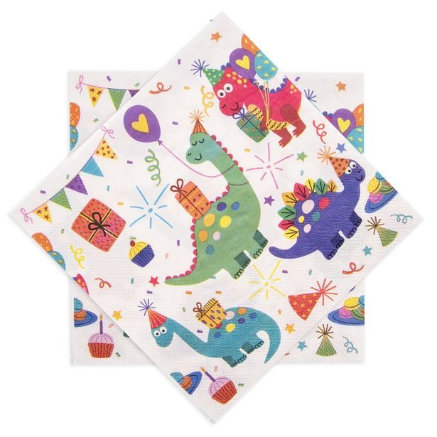 Servírovací ubrousky dinosauři