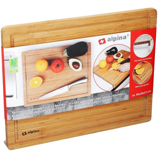 ALPINA Vál na těsto dřevěný 45 x 35 cm ED-247356