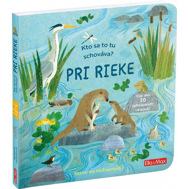 Kto sa to tu schováva? PRI RIEKE – Knižka s odklápacími okienkami Baagl