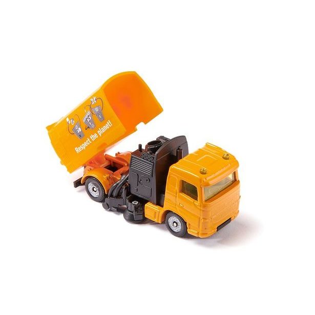 SIKU Blister - zametací a popelářský vůz, komunální set