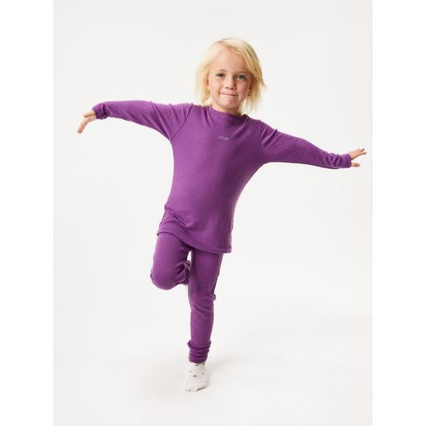 Unuo Dětské merino legíny, Ostružinová