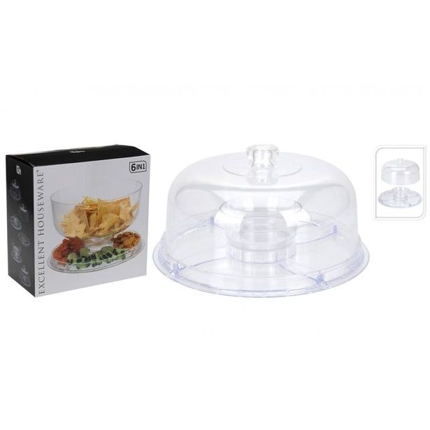 EXCELLENT HOUSEWARE Mísa servírovací s tácem multifunkční 6v1 KO-170416810