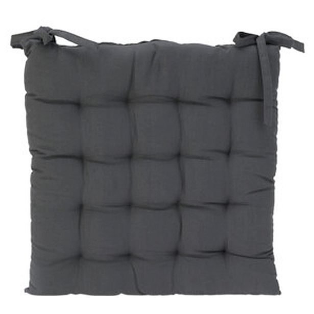 EXCELLENT HOUSEWARE Podsedák na židli 40 x 40 cm šedá KO-A35842370seda