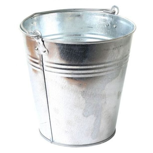 obal květ., vědro d16 x14cm, pozink.plech