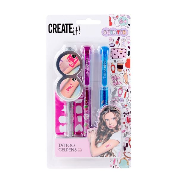 Voňavé tetovací pero 3 kusy Create it!