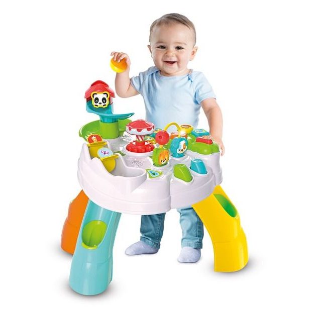 Clemmy baby - Veselý hrací stolek s kostkami a zvířátky