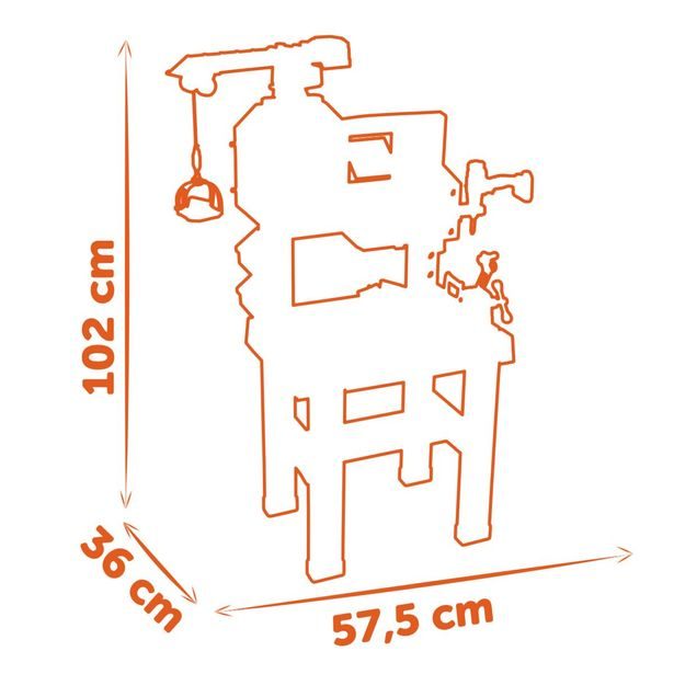 B&D Velká pracovní dílna s jeřábem