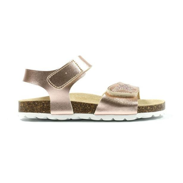 Dětské kožené sandálky Richter - bronzová