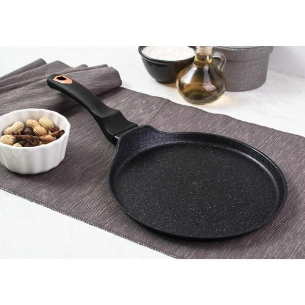 BERLINGERHAUS Pánev na palačinky s mramorovým povrchem 25 cm Black Rose Collection BH-1639