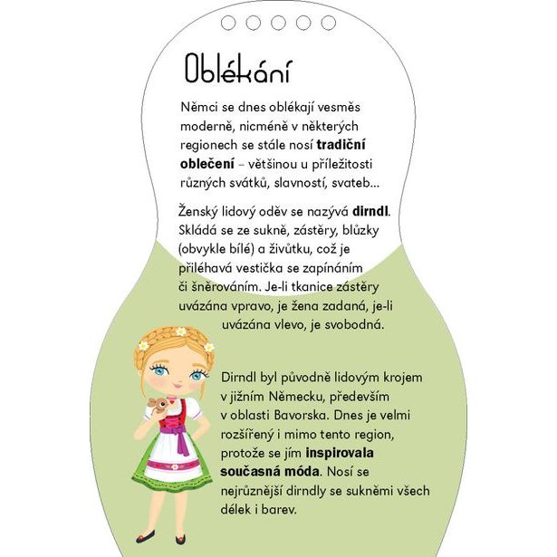 Oblékáme německé panenky HANNA – Omalovánky Baagl