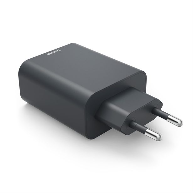 Hama rychlá USB nabíječka 2x USB-C + USB-A, PD/QC, 65 W, Ecosential