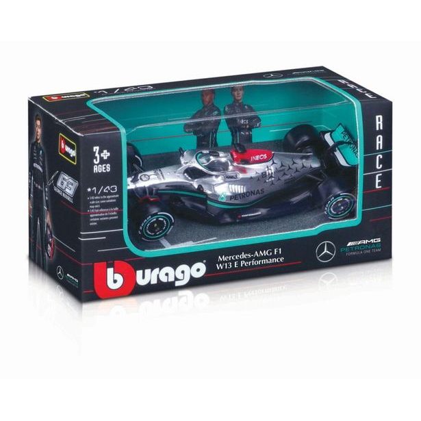 Bburago 1:43 RACE Formula F1 (2023) MIX Display 24ks