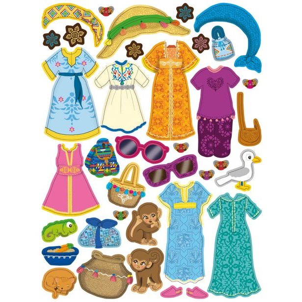 Šaty pro LOUNU – Kniha samolepek Baagl