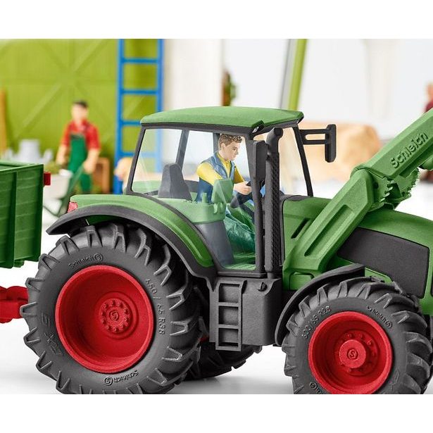 Traktor s vlekem