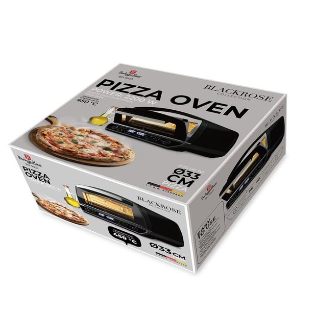 BERLINGERHAUS Pec na pizzu elektrická 450° Black Rose Collection BH-9925