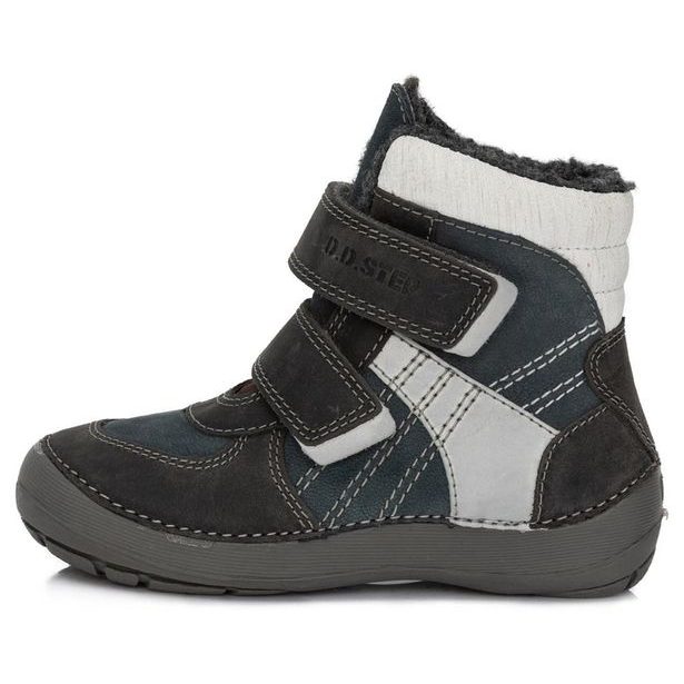 D.D.step barefoot zimní boty 023-804A tmavě šedá