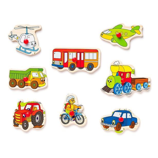 Disple. 12ks - Puzzle na doske "Detské motívy"