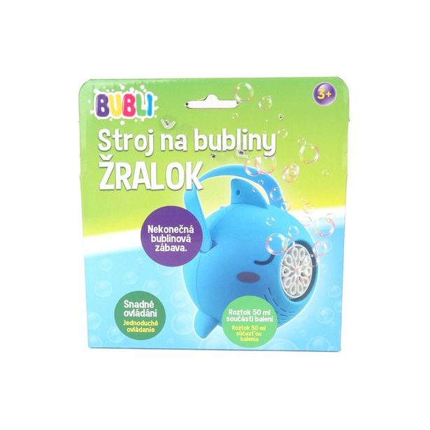BUBLI Stroj na bubliny žralok