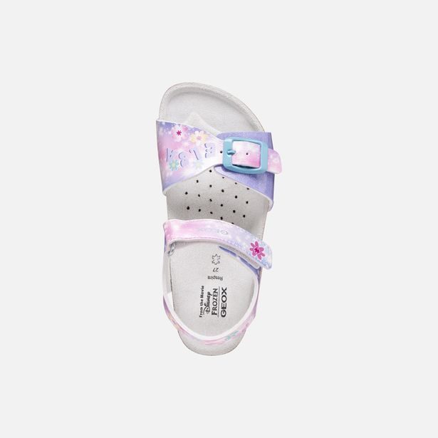 Fialové dívčí sandály Geox Adriel