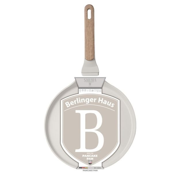 BERLINGERHAUS Pánev na palačinky s titanovým povrchem 25 cm Sahara Nordic Collection BH-8310