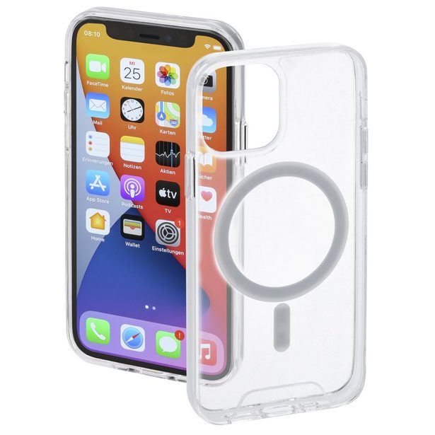 Hama MagCase Safety, kryt pro Apple iPhone 12/12 Pro, průhledný